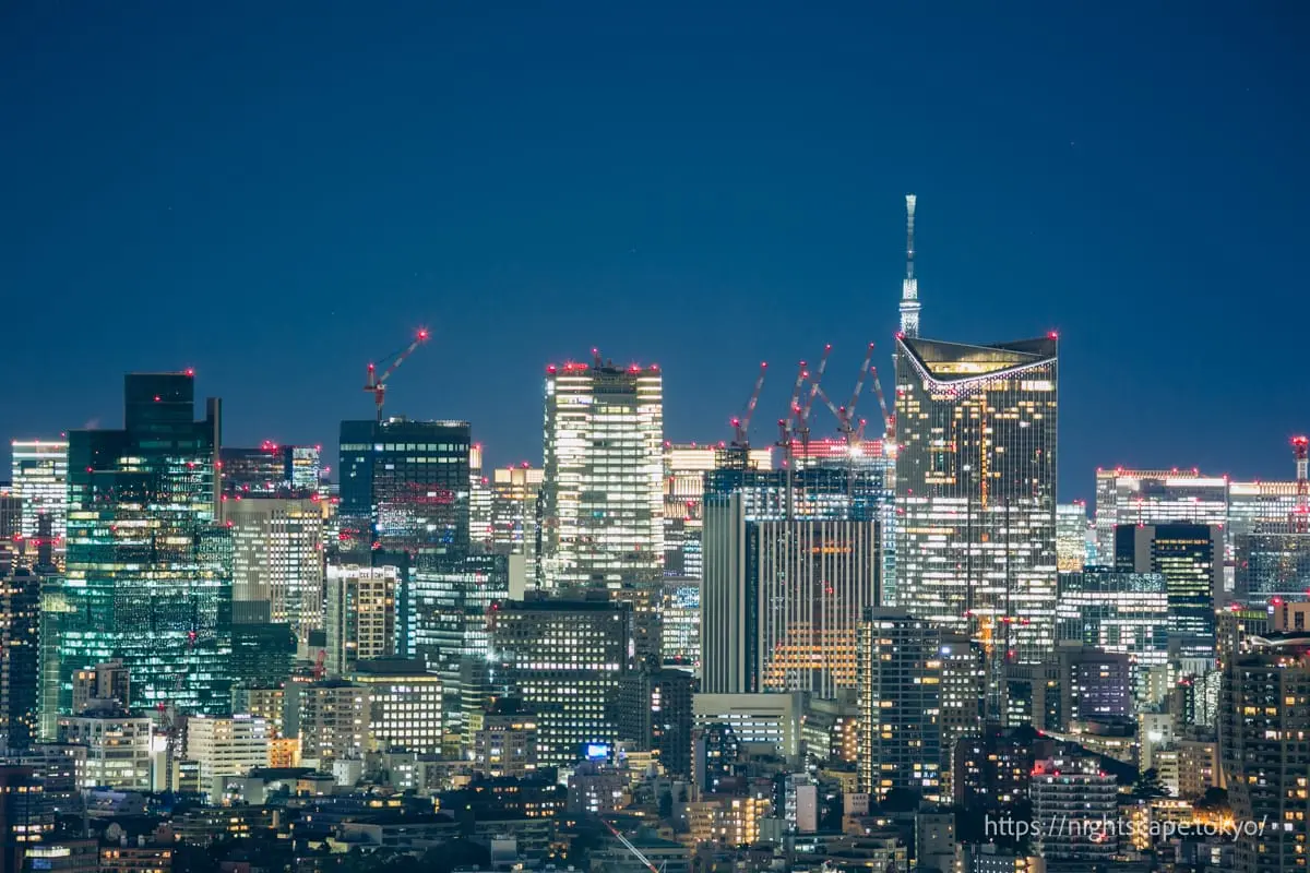點燈的東京晴空塔