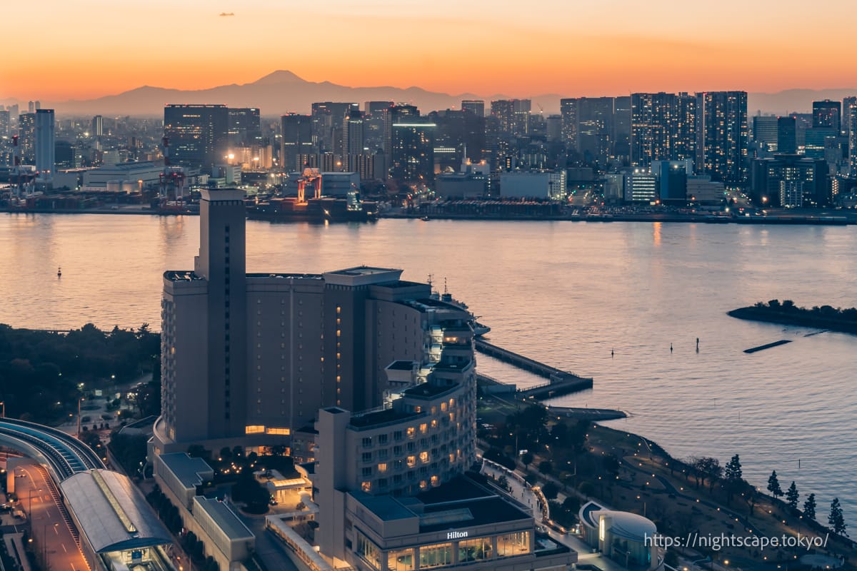 フジテレビ球体展望室 はちたまの行き方・営業時間・夜景見どころ