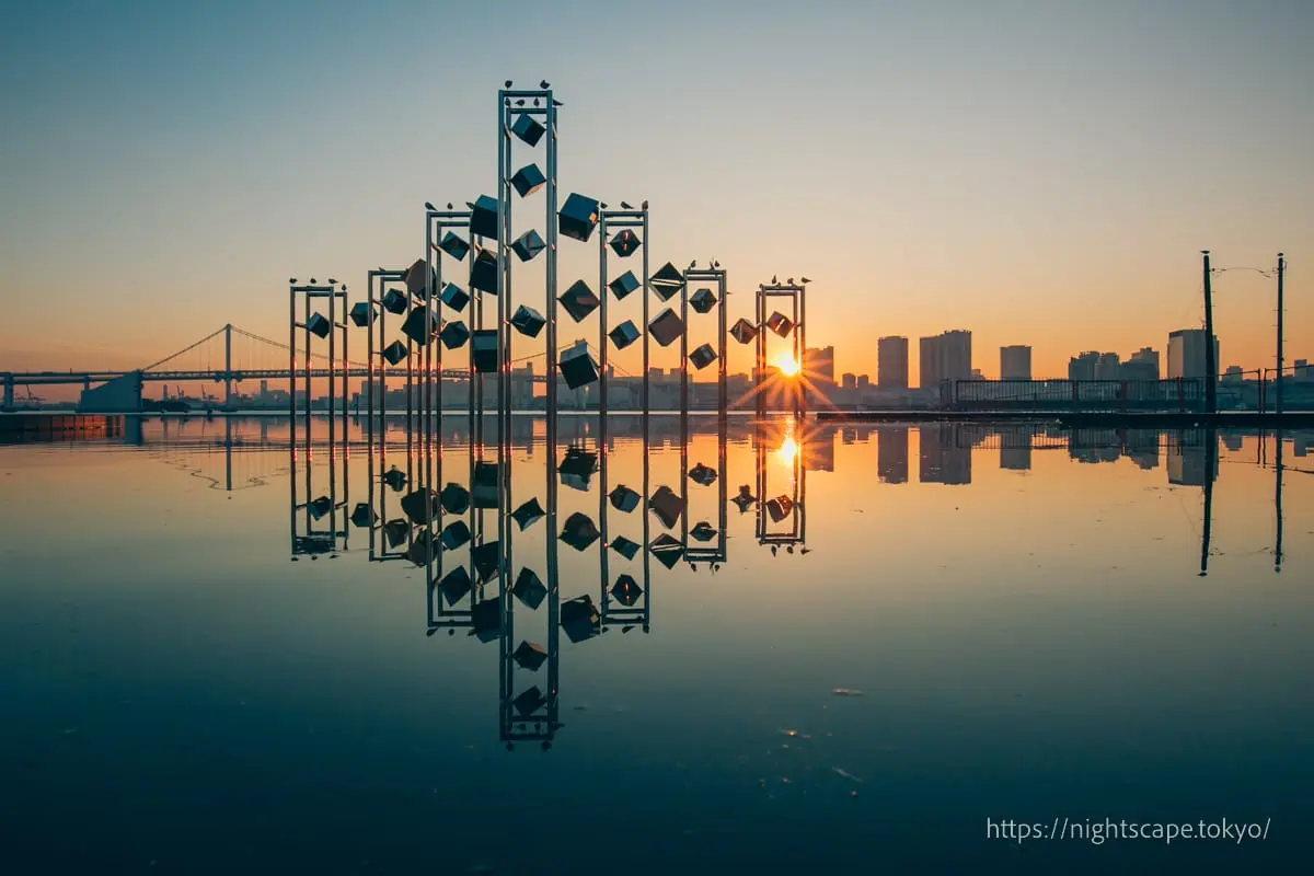 Harumi Pier Passenger Terminalの夜景