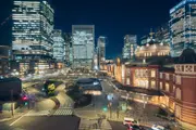 구 도쿄 중앙우체국장실에서 바라본 도쿄역