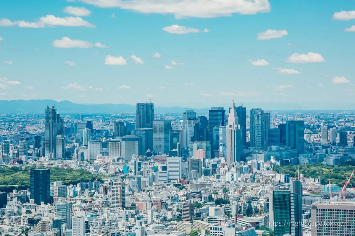 新宿高樓群景色