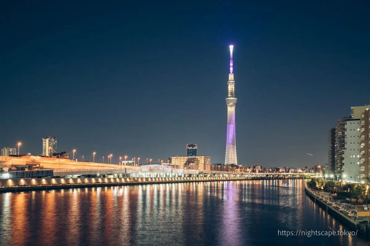 從白鬚橋眺望東京晴空塔