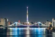 Sumidagawa Bridge night view (north side)