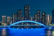 Sumidagawa Bridge night view (south side)