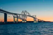 Illuminated Tokyo Gate Bridge