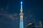 Tokyo Skytree viewed from Nishijukken Bridge