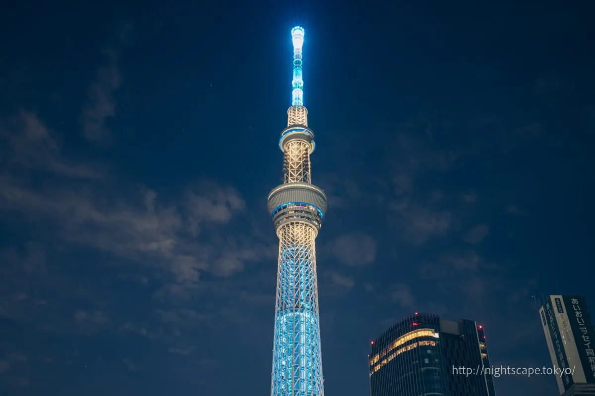 從西十間橋眺望東京晴空塔