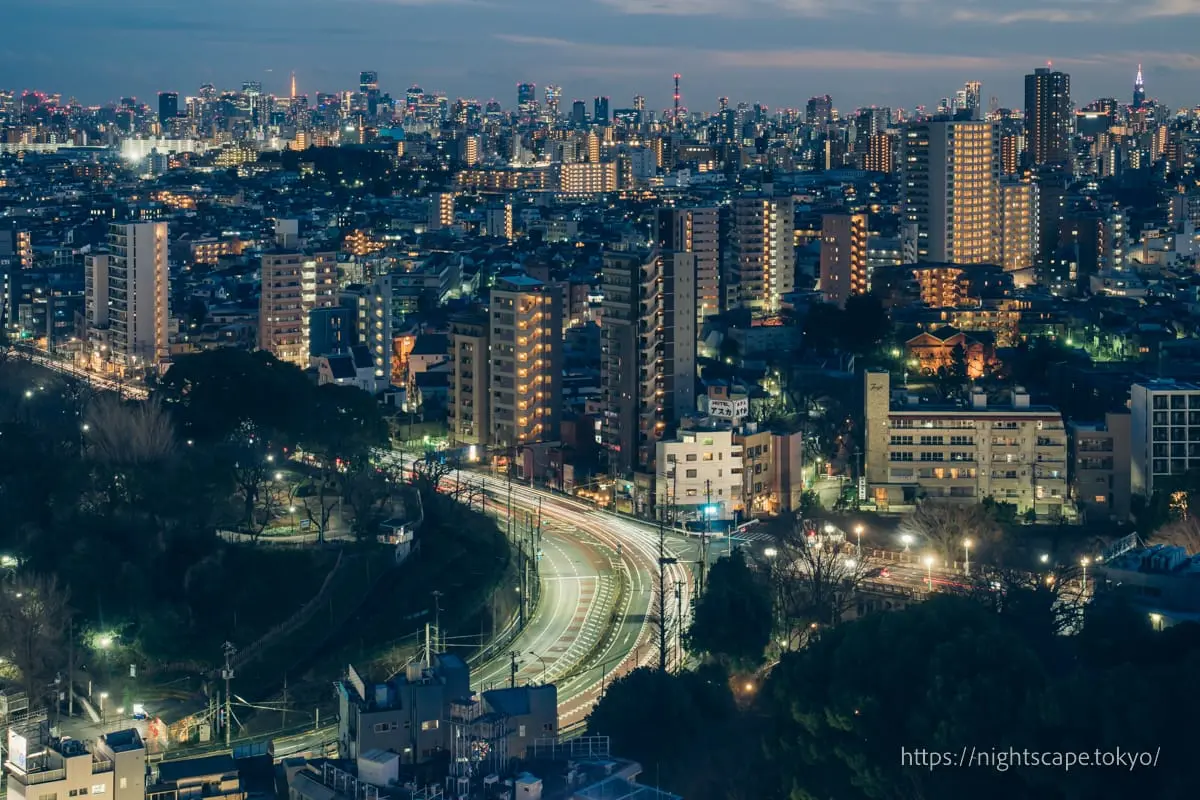 從北十字星眺望夜景