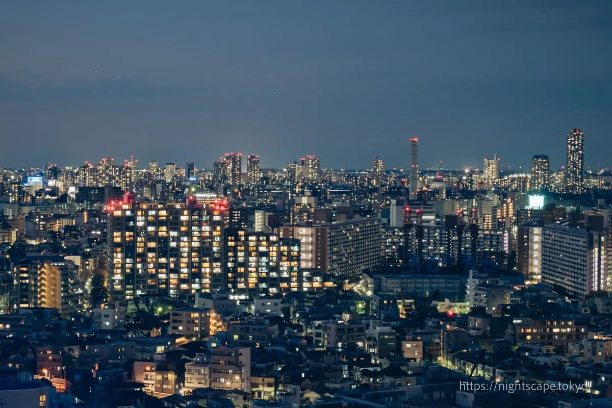 從北十字星眺望夜景