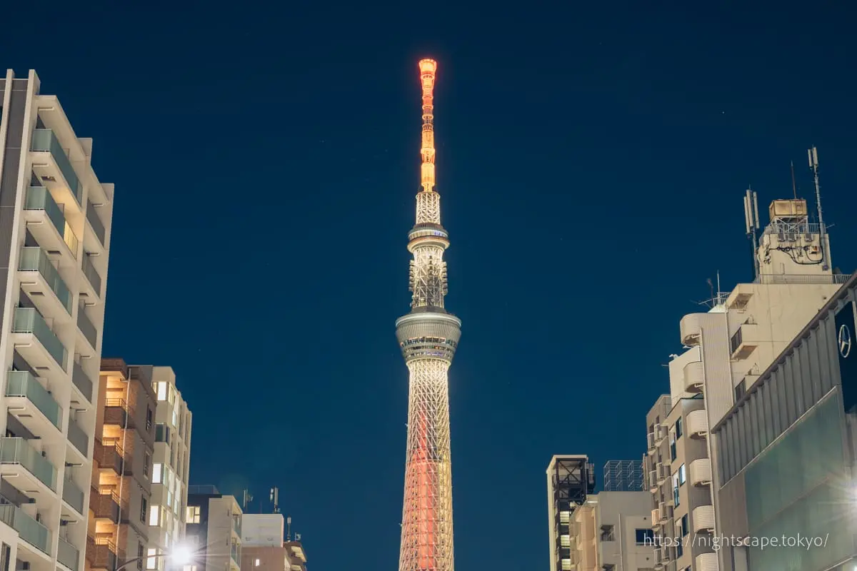 東京晴空塔頂端