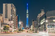 Tokyo Skytree viewed from Komagata Bridge East intersection