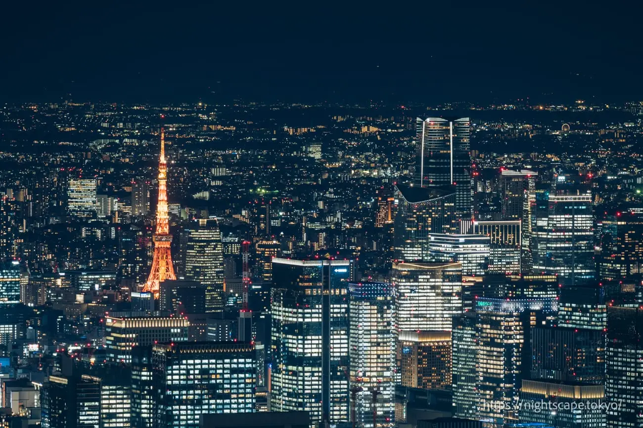 Illuminated Tokyo Tower