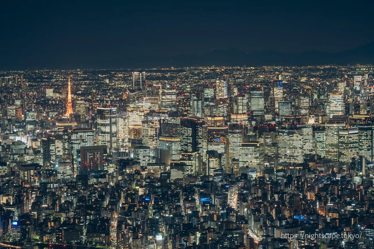 Skyscrapers in Minato City direction