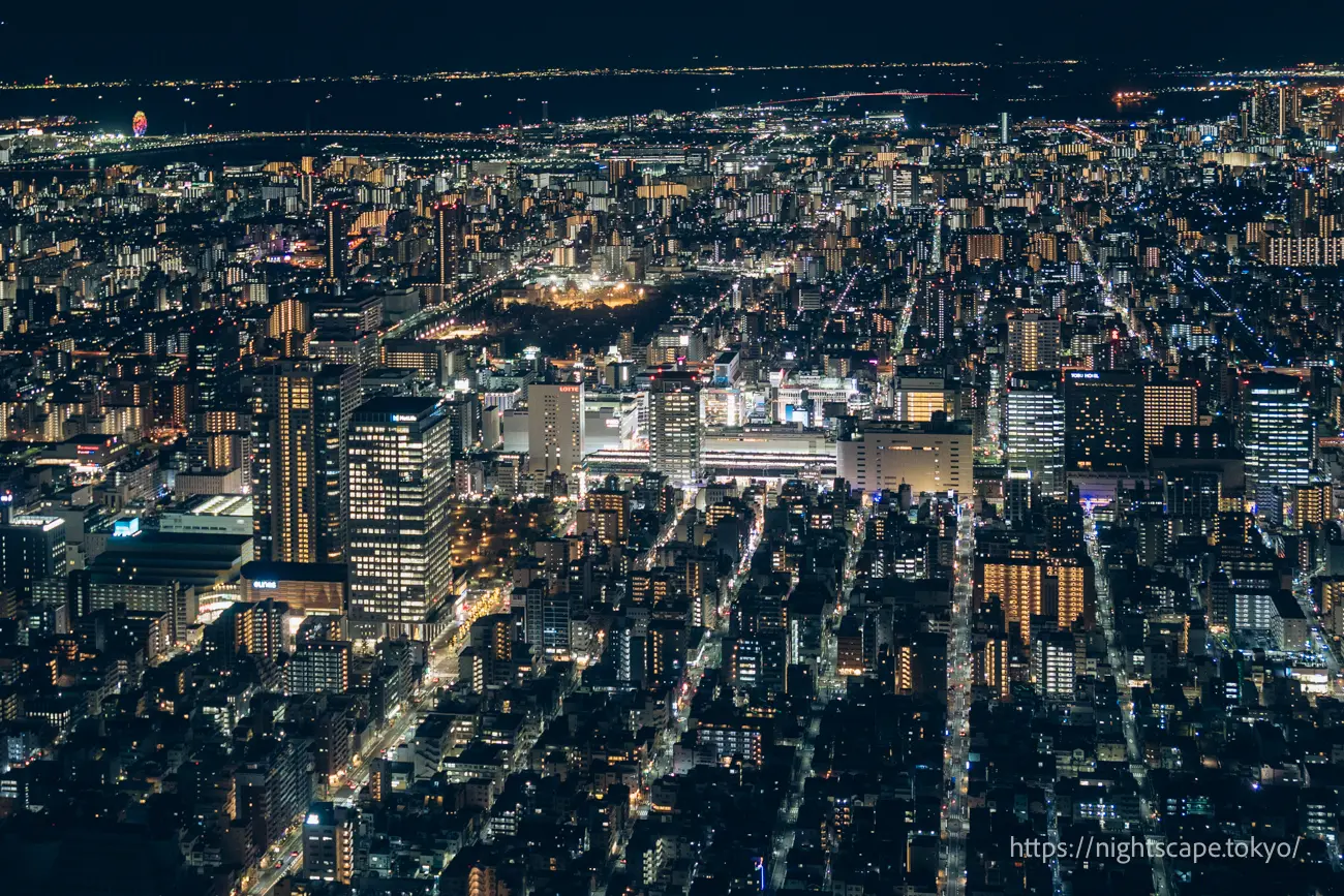 Night view around JR Kinshicho Station