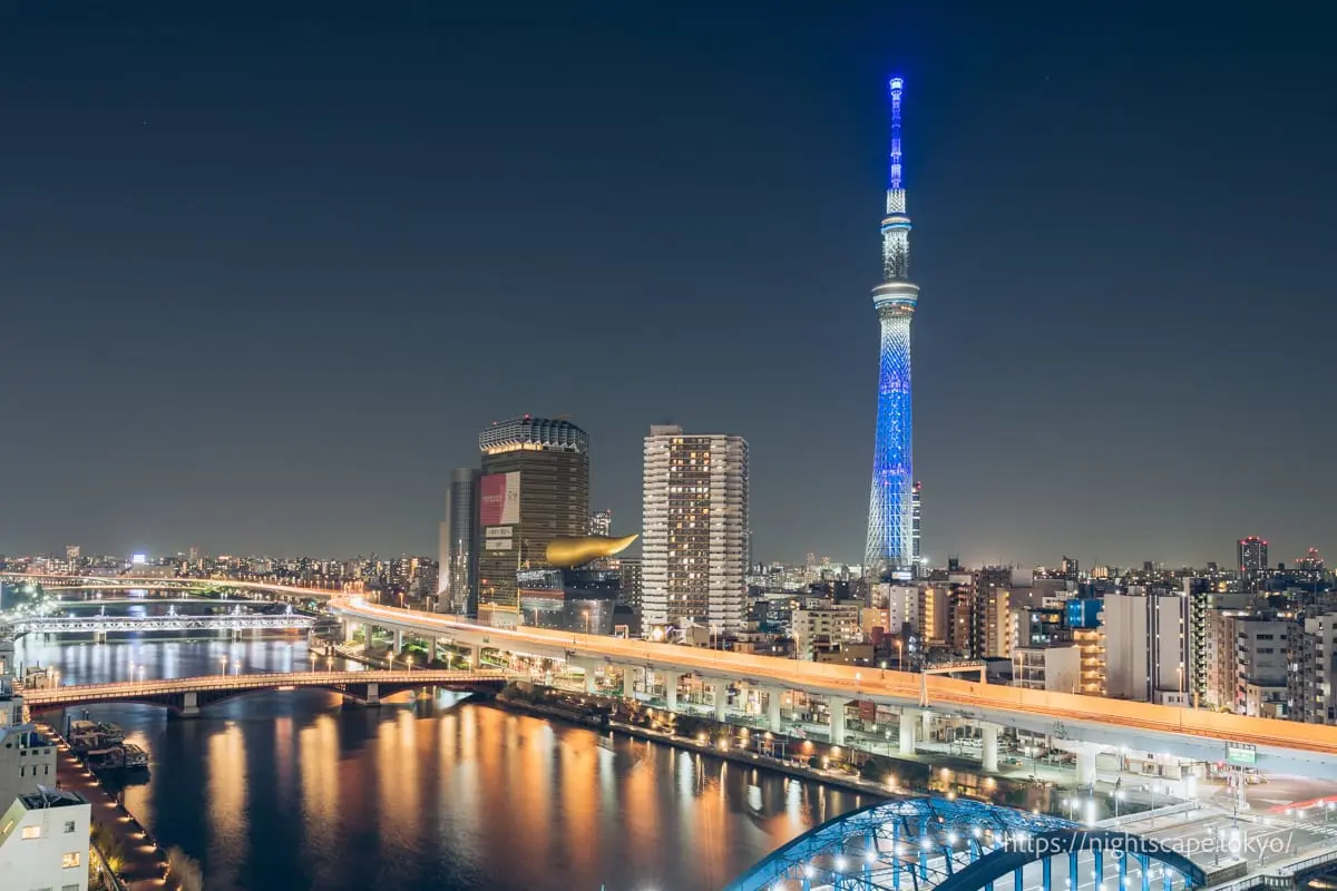 ウィングインターナショナルセレクト浅草駒形の夜景