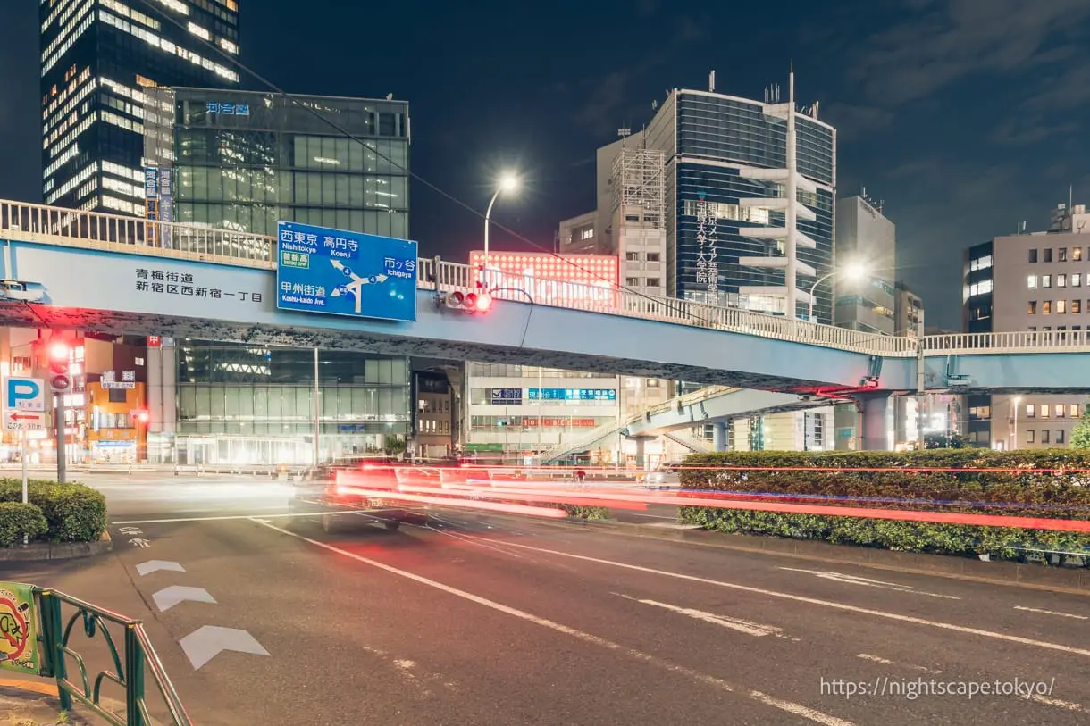 Exterior of Shintoshin Pedestrian Bridge