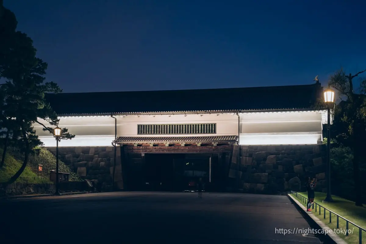 Illuminated Sakurada Gate