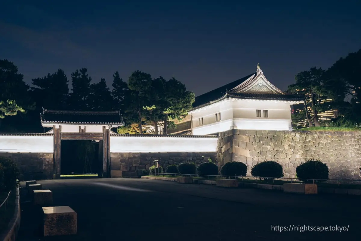Illuminated Sakurada Gate