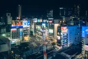 渋谷スクランブルスクエア12Fからの夜景（東側）