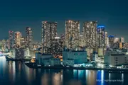 從東京灣洲際酒店眺望晴海地區夜景