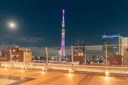 Tokyo Skytree viewed from Asakusa Hare Terrace