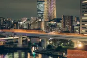 Night view from Asakusa Hare Terrace
