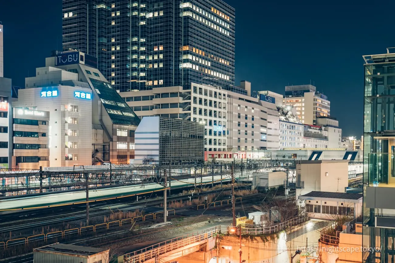 다이야게이트 이케부쿠로 다이야데크の夜景