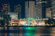Illuminated Urban Dock at LaLaport Toyosu