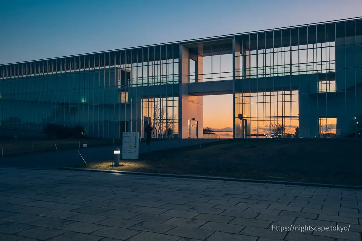 Crystal View Observatory Restaurant House at sunset