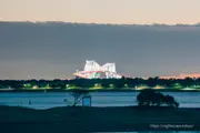Tokyo Gate Bridge illuminated at night
