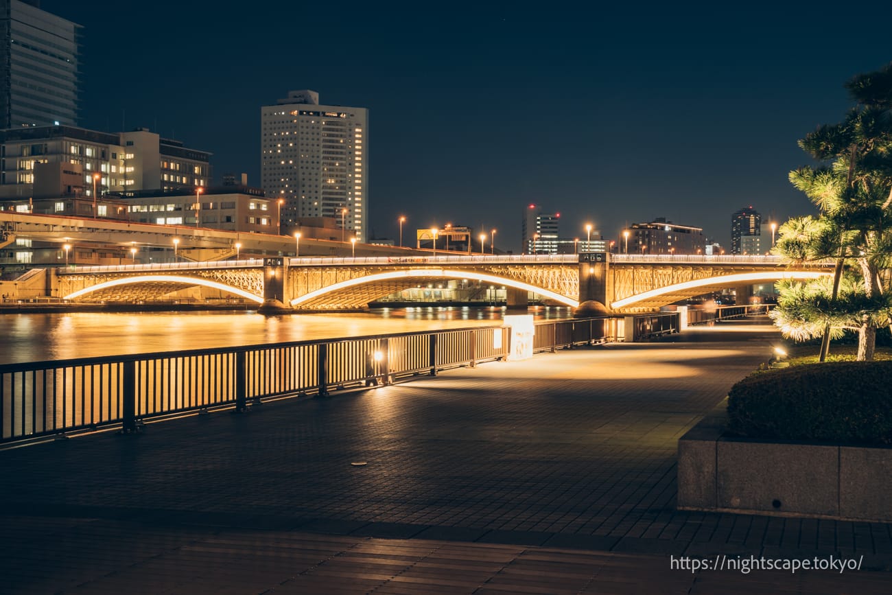 蔵前橋の夜景