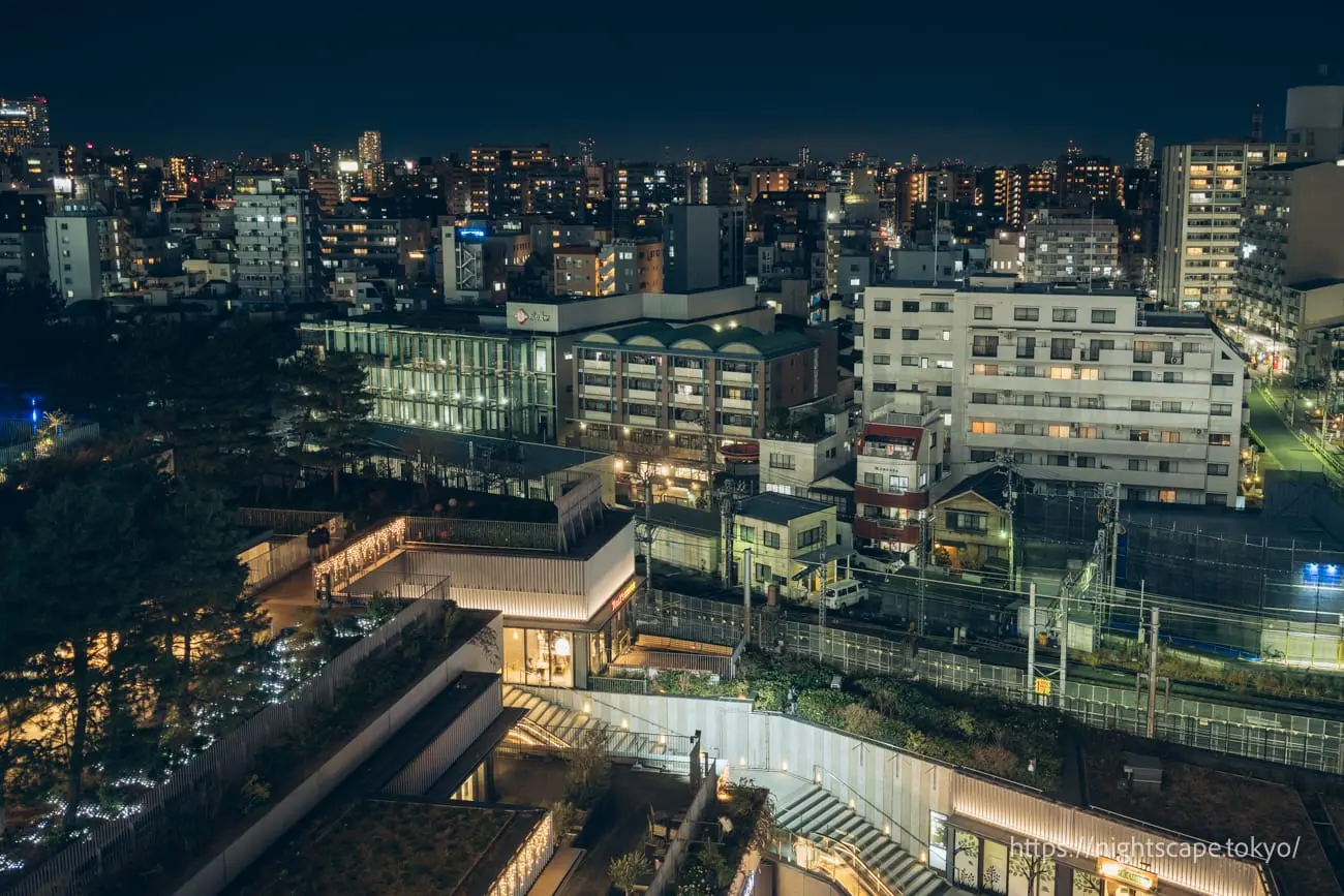 東京ソラマチ イーストヤード ソラマチダイニングからの夜景