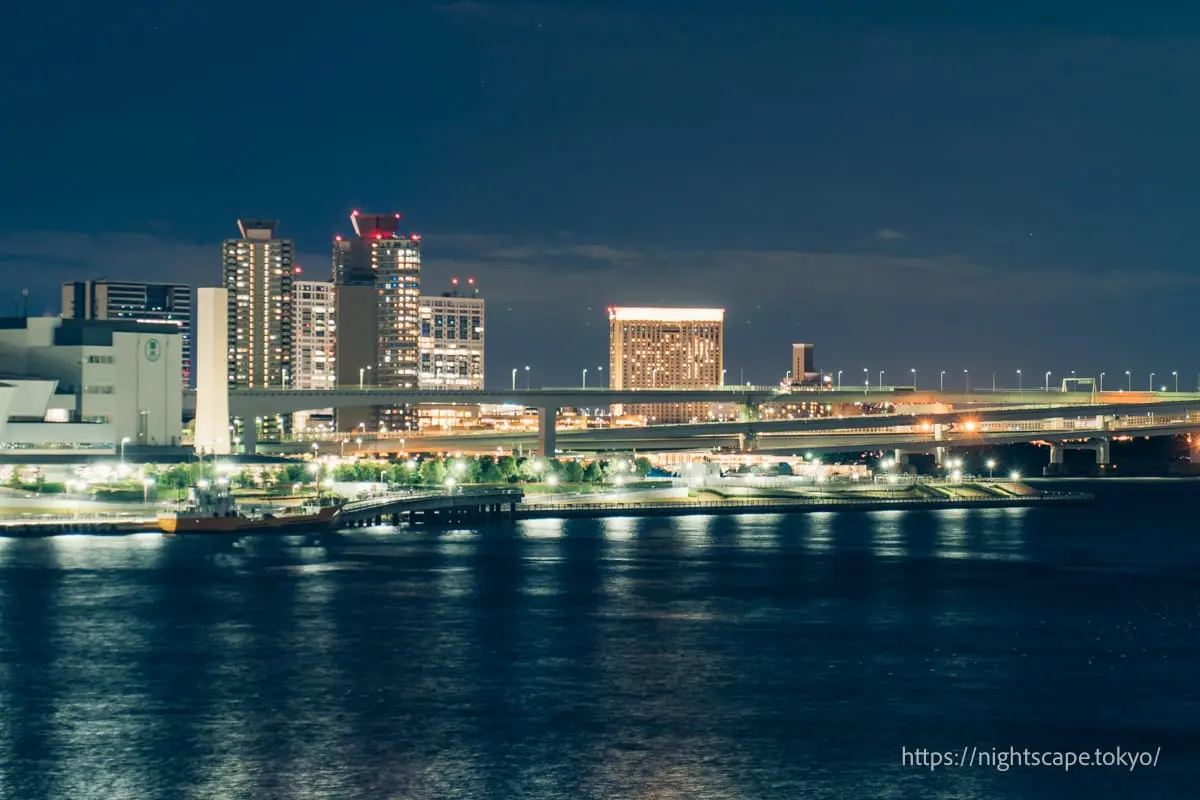 豊洲ぐるり公園方面の夜景
