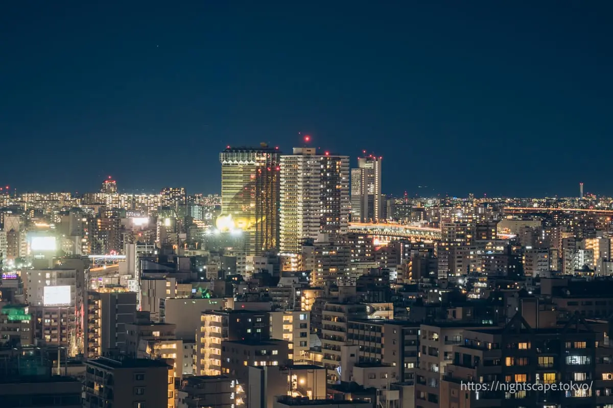 Night view of Sumida City