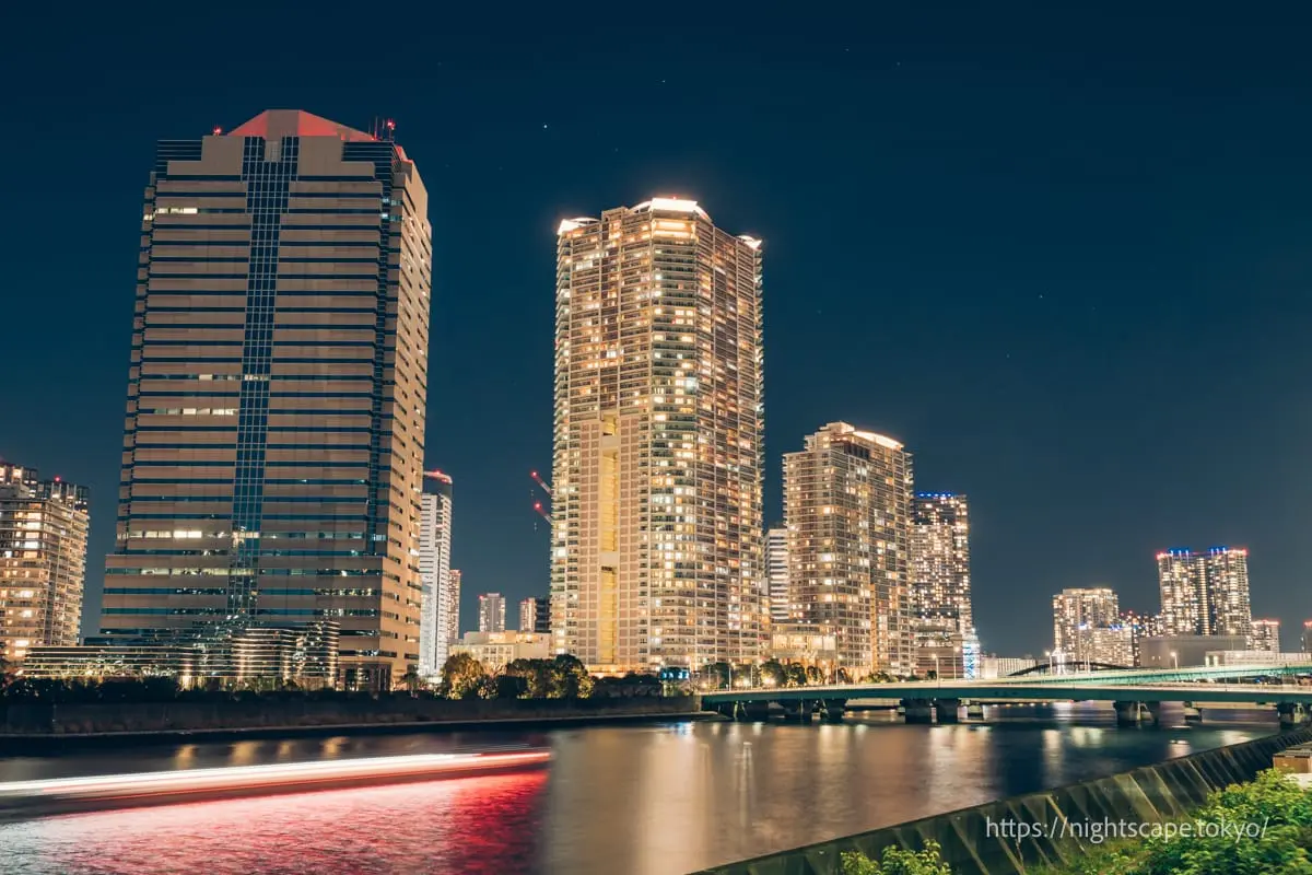 豐洲方向夜景