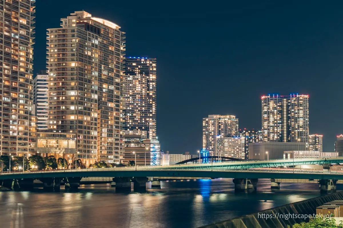 豐洲方向夜景