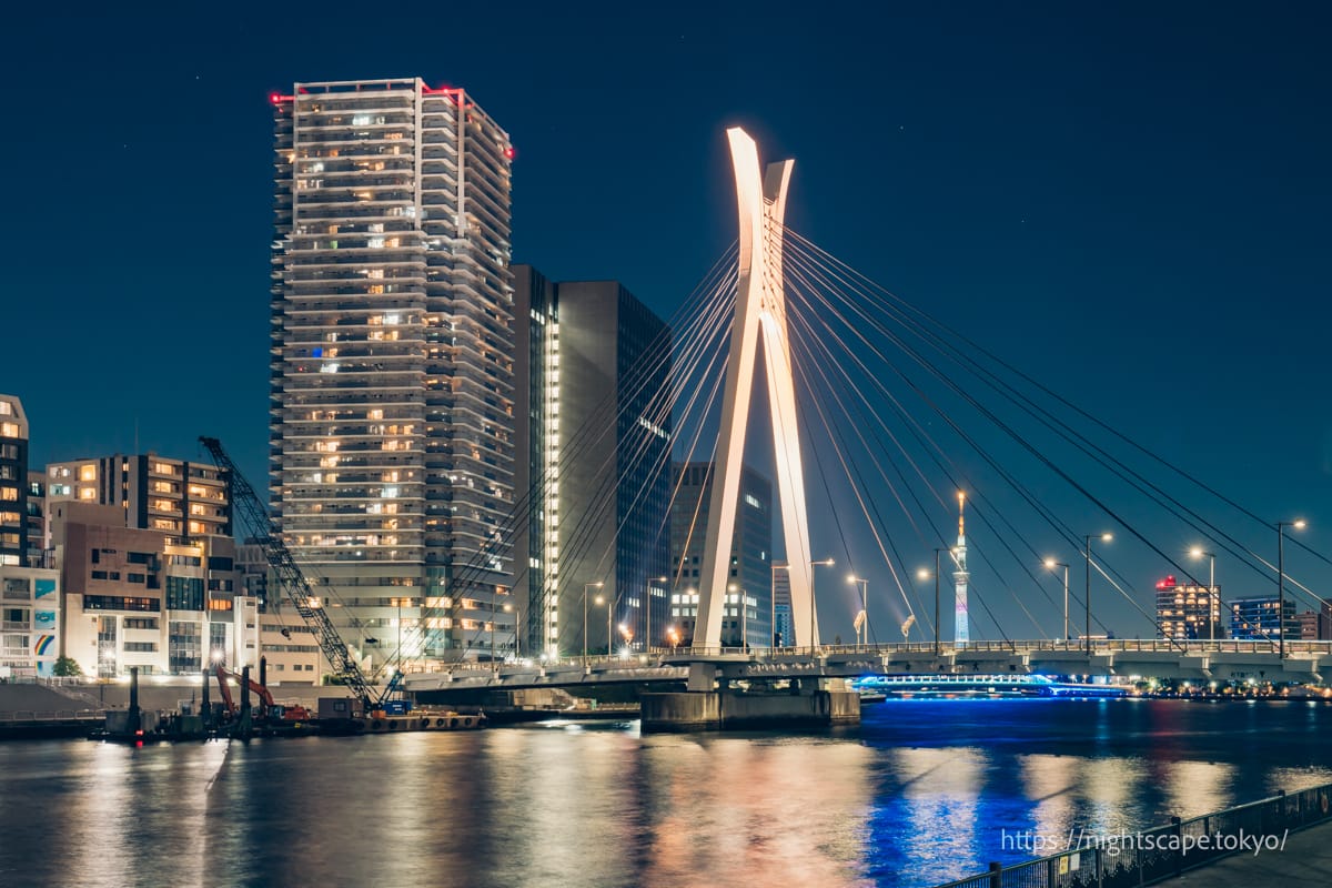 中央大橋の夜景