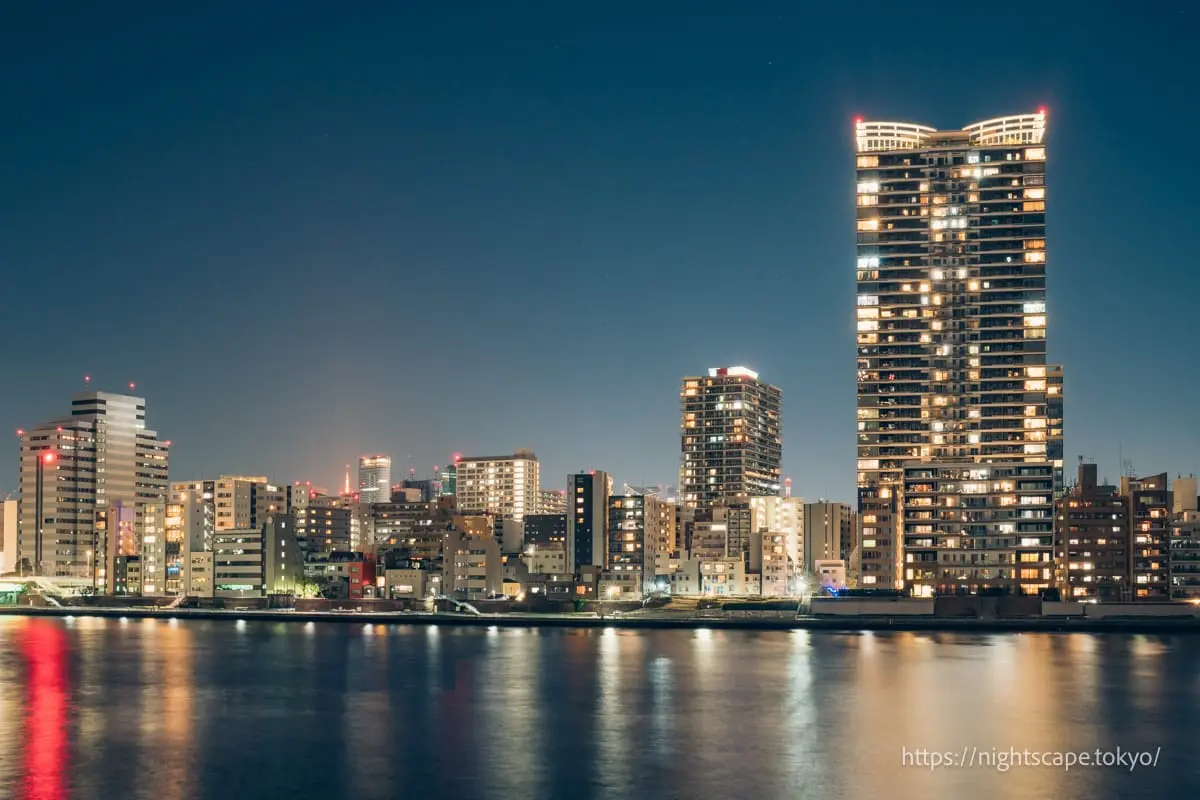銀座方面の夜景
