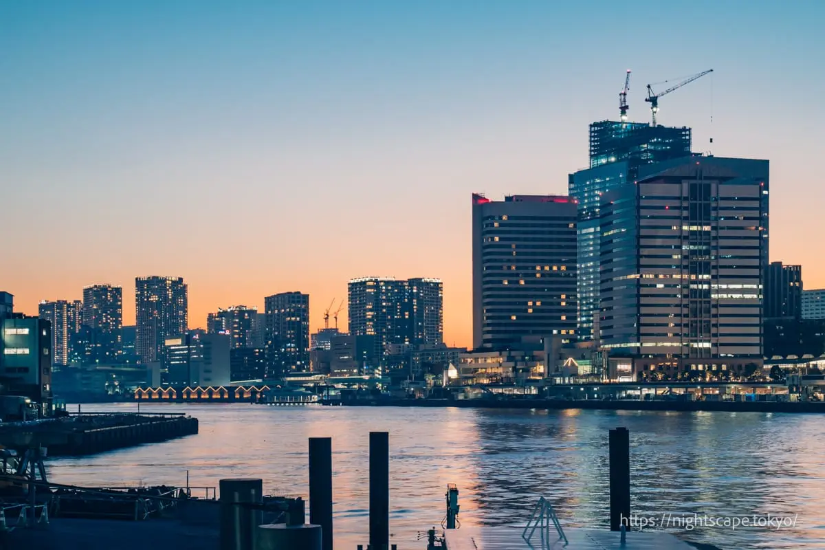 가츠도키 미하라시 공원の夜景