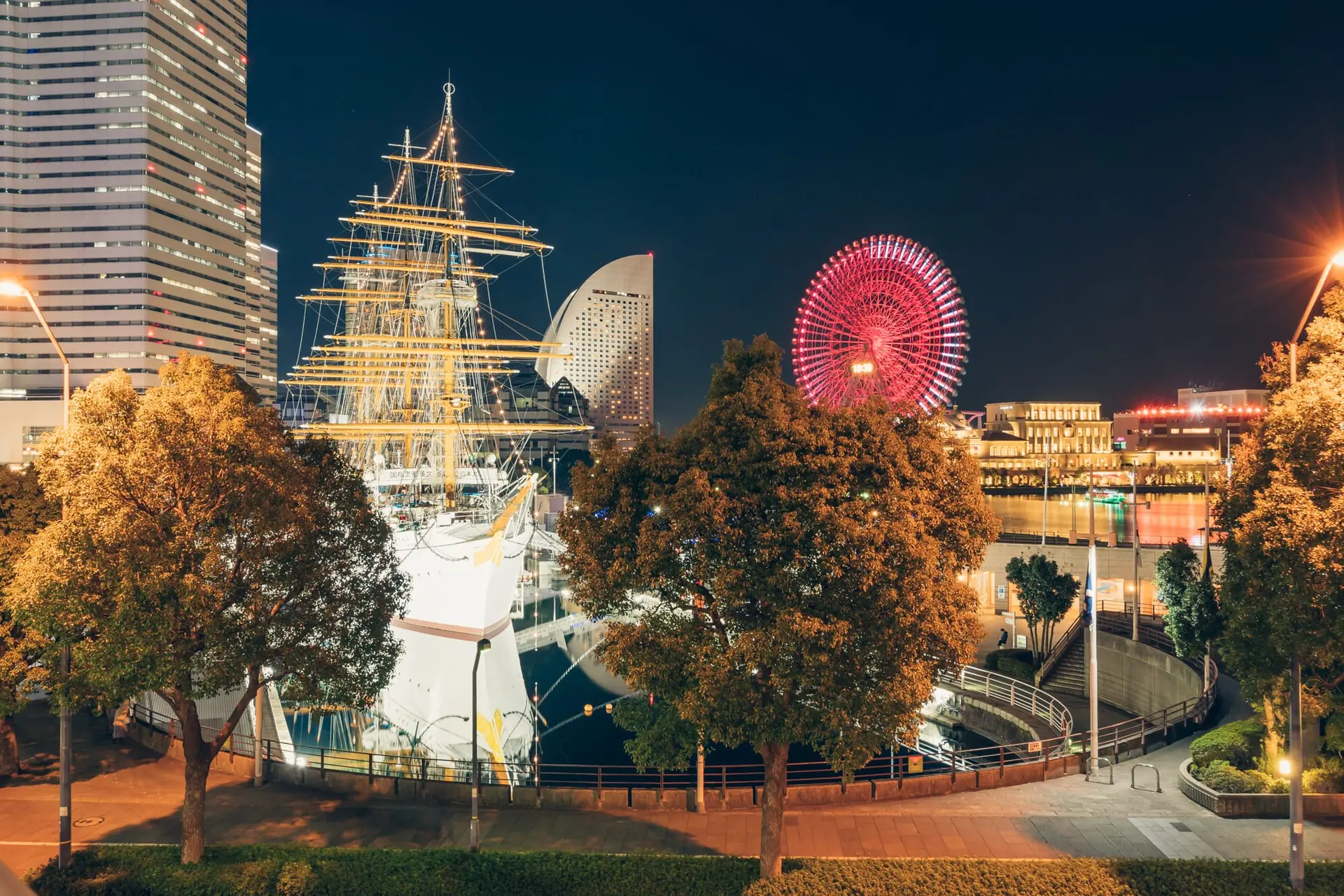日本丸紀念公園的外觀