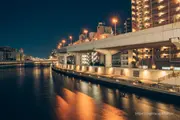 Metropolitan Expressway view from Ryogoku Bridge