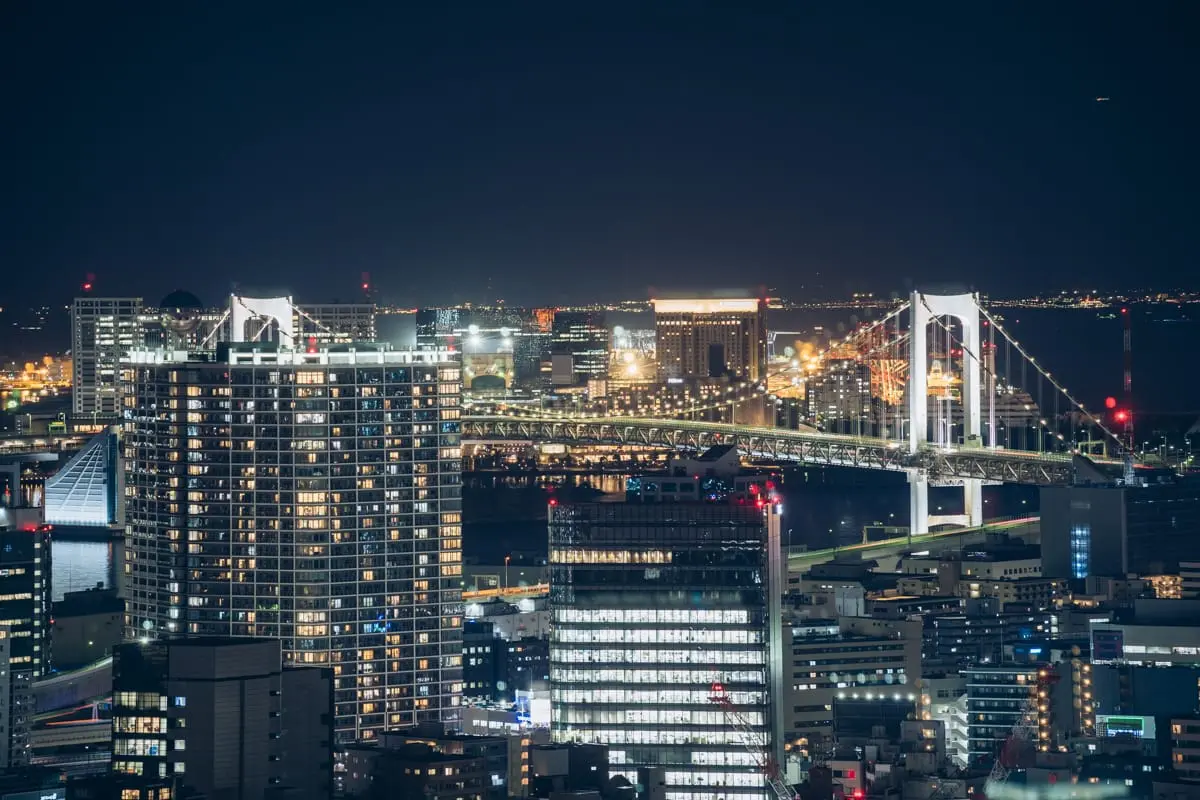 Illuminated Rainbow Bridge