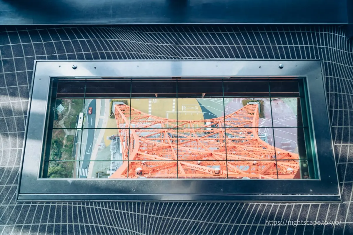Glass floor (Sky Walk Window) on Main Deck 1F