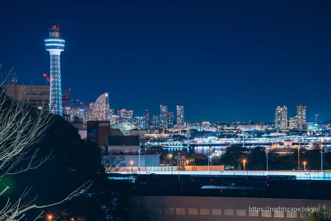 港未來21方向的街景