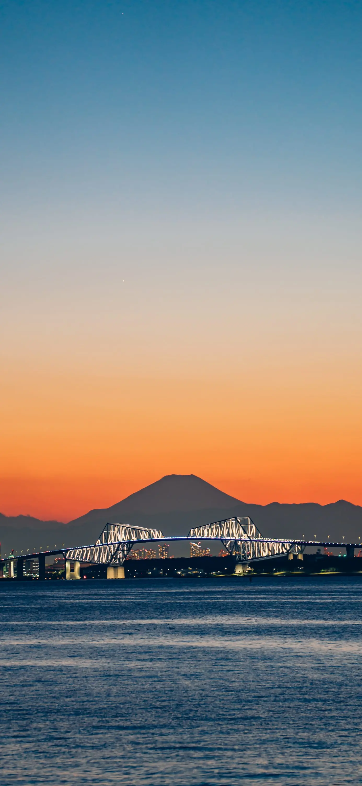 富士山與東京港灣大橋