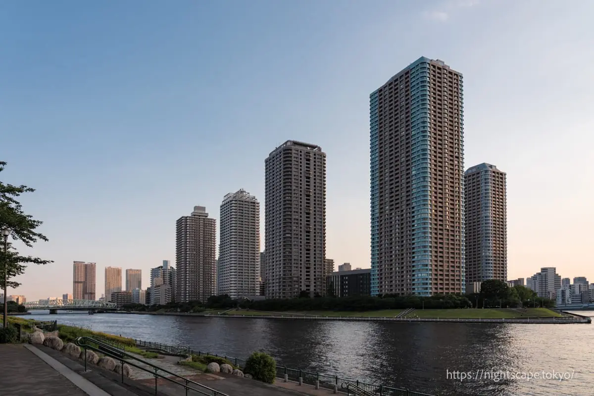 River City 21 at twilight