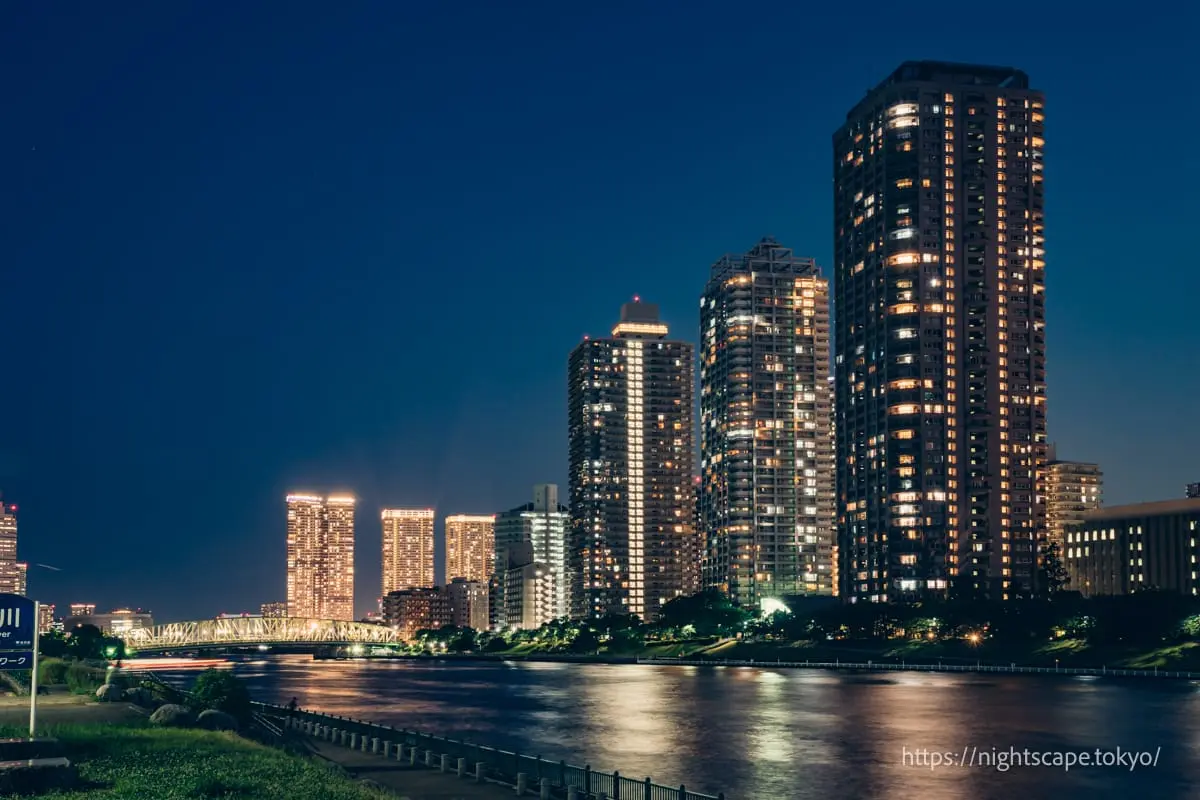River City 21 building night skyline