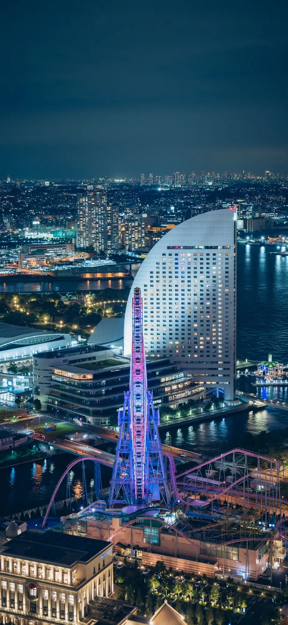 宇宙時鐘21與橫濱太平洋會展中心