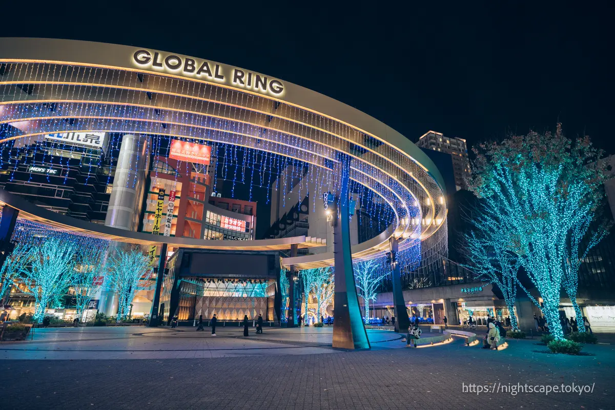 Ikebukuro West Exit Park Extreme Illumination 2024の夜景