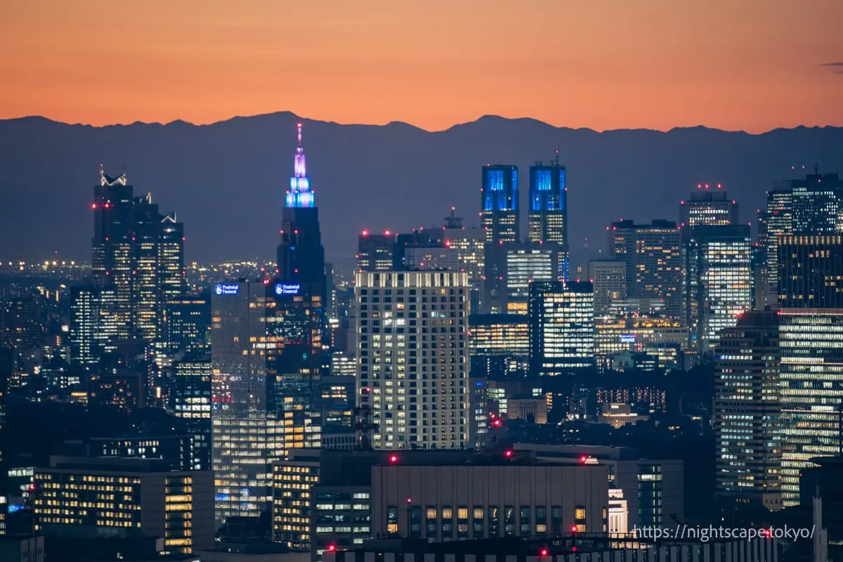 新宿地区夜景